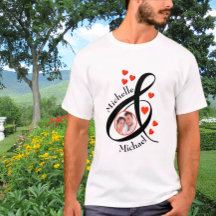 Personalizado Romántica Foto Primero Nombres Coraz