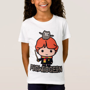Camiseta Personalizado Ron Weasley y Pigwidgeon