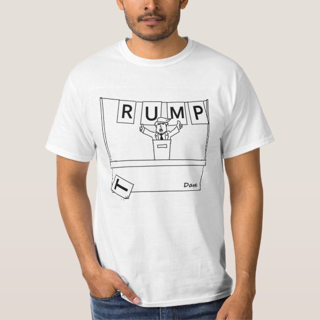 CAMISETA PERSONALIZADO RUMP (Anverso)