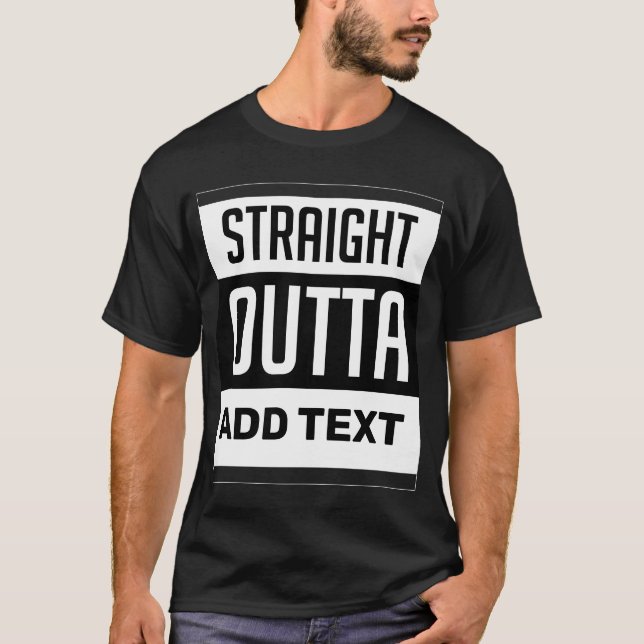 Camiseta Personalizado SALIDA DIRECTAMENTE DE SU CAMPO DE T (Anverso)