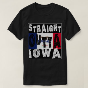 Camiseta PERSONALIZADO Saliendo Directamente De Iowa Meme T