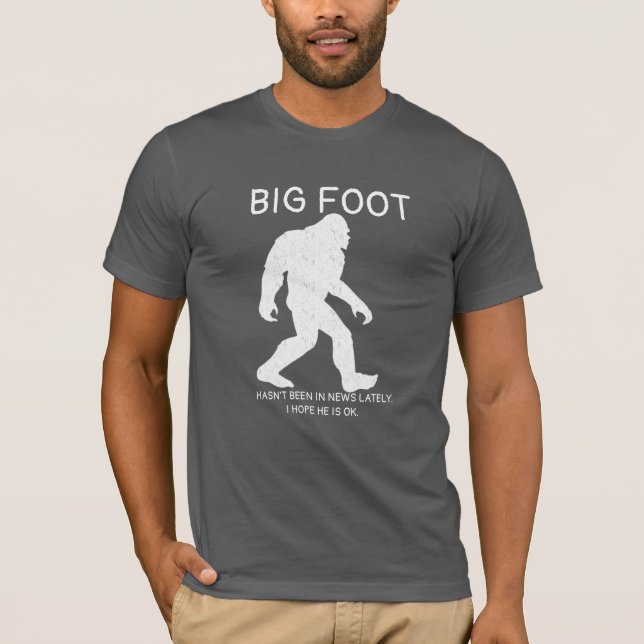 Camiseta Personalizado Sasquatch Humor & Laughs, Gracioso P (Anverso)