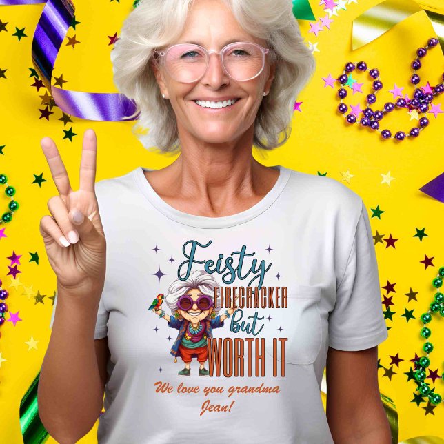 Camiseta Personalizado Sassy Grandma Granny Sentiment Name (Subido por el creador)