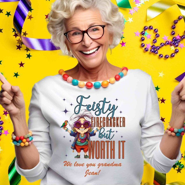 Camiseta Personalizado Sassy Grandma Granny Sentiment Name (Subido por el creador)