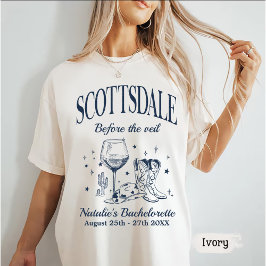 Camiseta Personalizado Scottsdale Bache Fiesta Antes Del Ve