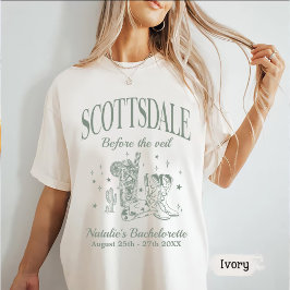 Camiseta Personalizado Scottsdale Bache Fiesta Antes Del Ve
