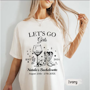 Camiseta Personalizado Scottsdale Bachelorette Party Let's 