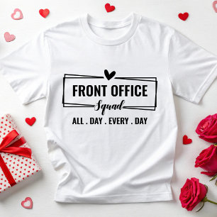 Camiseta Personalizado Secretario del Cuadrado de la Oficin