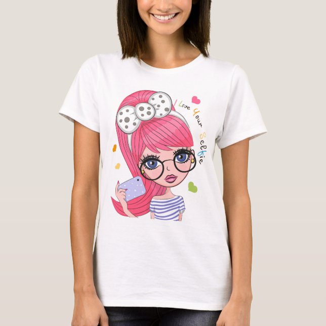 Camiseta Personalizado Selfie (Anverso)