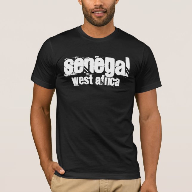 Camiseta Personalizado Senegal de Africankoko (Anverso)