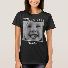 Camiseta Personalizado Senior 2026 Foto personalizada de gr
