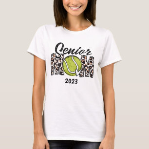 Camiseta Personalizado Senior Tennis Mom, Tenis Personaliza