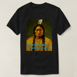 Camiseta Personalizado sentando toro nativo americano jefe 