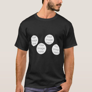 Camiseta Personalizado simple crea su propio collage de fot