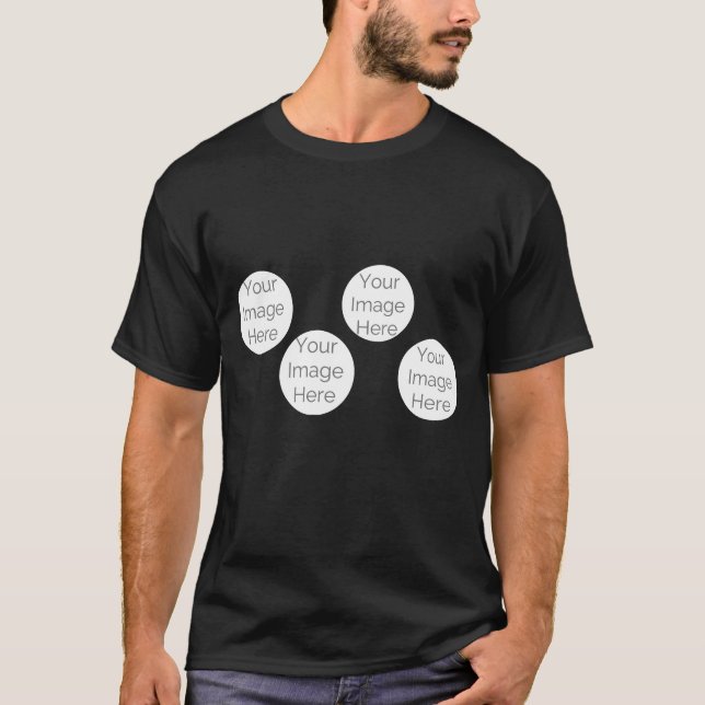 Camiseta Personalizado simple crea su propio collage de fot (Anverso)