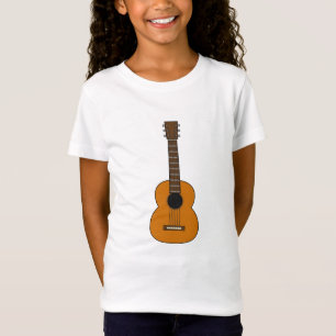 Camiseta Personalizado simple de guitarra acústica