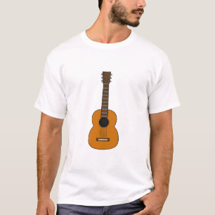 Camiseta Personalizado simple de guitarra acústica
