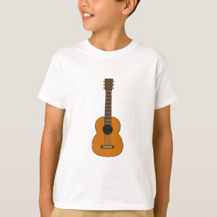 Camiseta Personalizado simple de guitarra acústica
