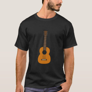 Camiseta Personalizado simple de guitarra acústica