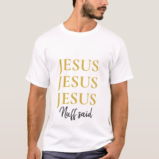 Camiseta Personalizado simple Jesús Cristiano (Anverso)