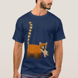 Camiseta Personalizado sonriente Cute Coatimundi