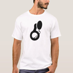 Camiseta Personalizado Sousaphone Silhouette
