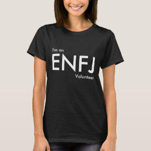 Camiseta Personalizado soy un voluntario de ENFJ - tipo de
