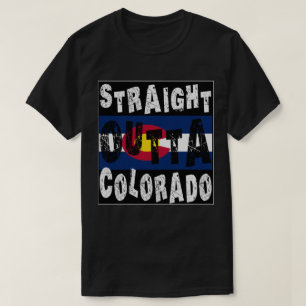 Camiseta PERSONALIZADO Straight Outta Colorado Meme Tee