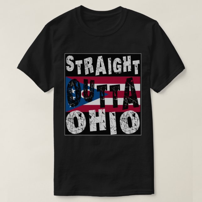 Camiseta PERSONALIZADO Straight Outta Ohio Meme Tee (Diseño del anverso)