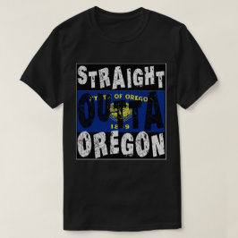 Camiseta PERSONALIZADO Straight Outta Oregon Meme Tee