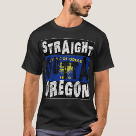 Camiseta PERSONALIZADO Straight Outta Oregon Meme Tee