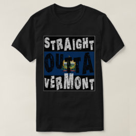 Camiseta PERSONALIZADO Straight Outta Vermont Meme Tee