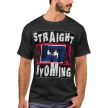 PERSONALIZADO Straight Outta Wyoming Meme Tee