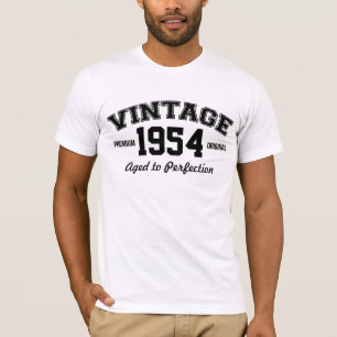 Camiseta Personalizado Su Año Vintage Premium Original