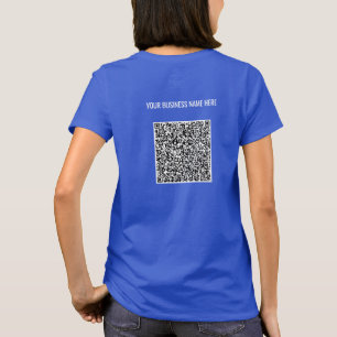 Camiseta Personalizado Su código QR y Nombre de texto Camis