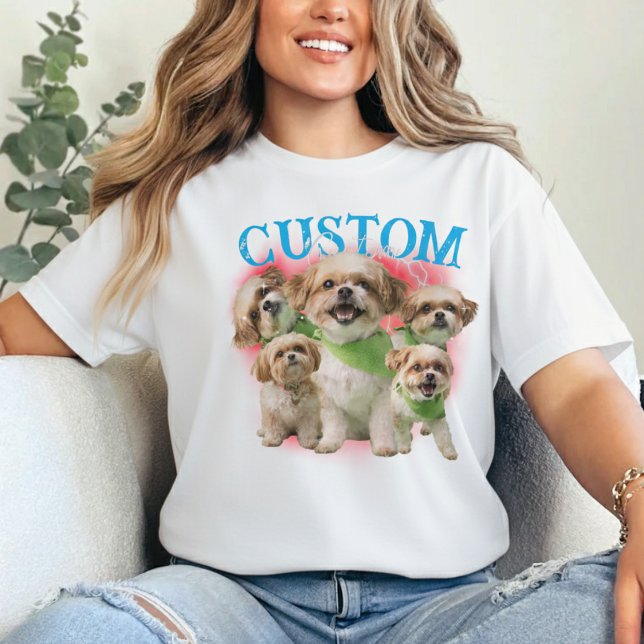 Camiseta Personalizado su mascota 90s bootleg (Subido por el creador)