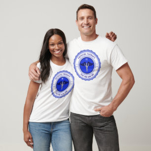 Camiseta Personalizado Su Nombre Caduceus Terapia Física