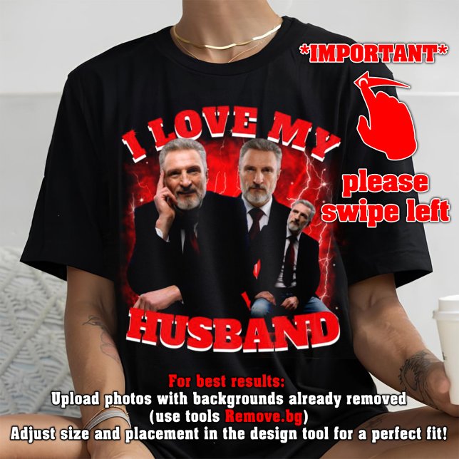 Camiseta personalizado su pata de arranque para el marido d (Subido por el creador)