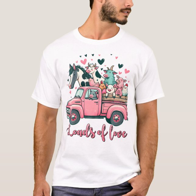 Camiseta Personalizado suave El día de San Valentín de anim (Anverso)