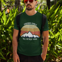 Personalizado Sunset Fall Familia Reunión Montaña