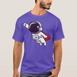 Camiseta Personalizado Super Volador Astronauta Cute1