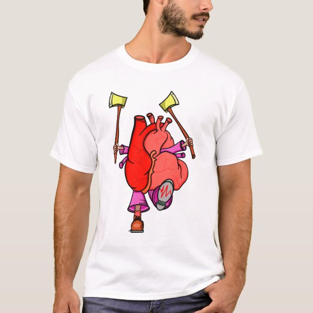 Camiseta Personalizado Surrealista Funny Attack (Anverso)