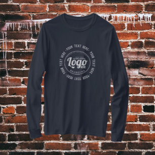Camiseta Personalizado Swag Empleado con logotipo de negoci