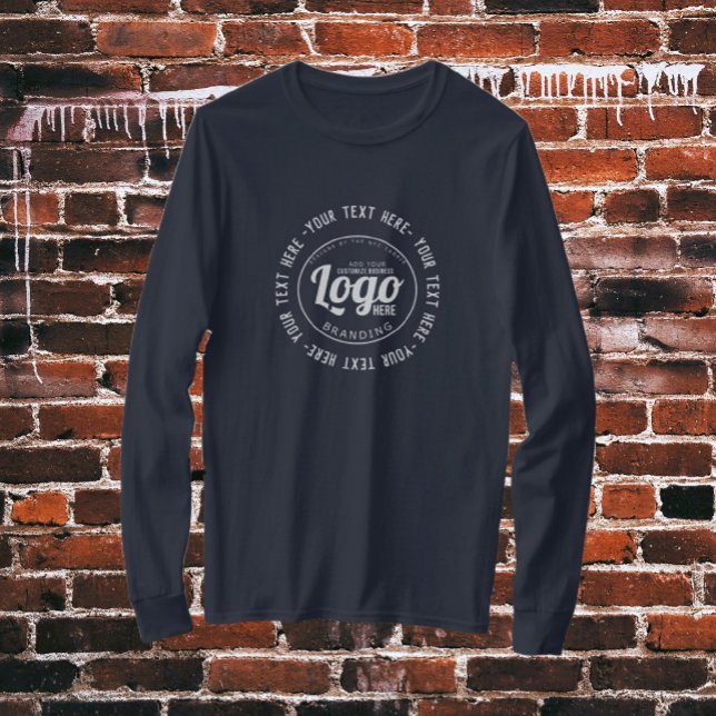 Camiseta Personalizado Swag Empleado con logotipo de negoci (custom logo shirt)