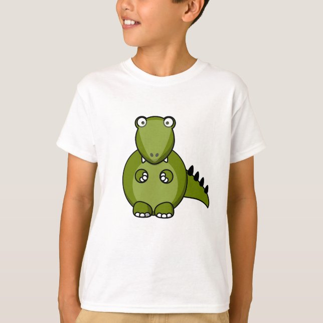Camiseta Personalizado T-Rex Dinosaur (Anverso)