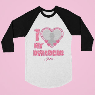 Camiseta Personalizado Te Amo Mi Novio – Agregar Foto y Nom