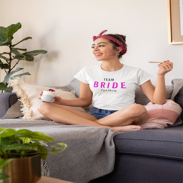 Camiseta Personalizado Team Bride (Subido por el creador)