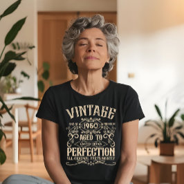 Camiseta Personalizado tema de whisky para 75 cumpleaños vi