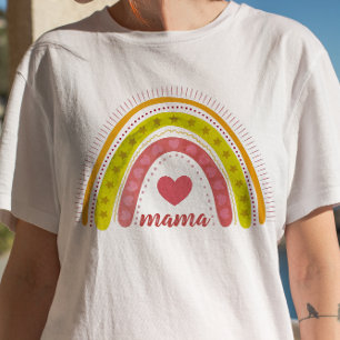 Camiseta Personalizado Texto Boho Acuarela