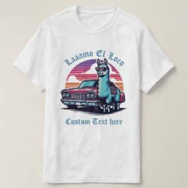 Camiseta Personalizado Texto Llama a Día clásico del padre 